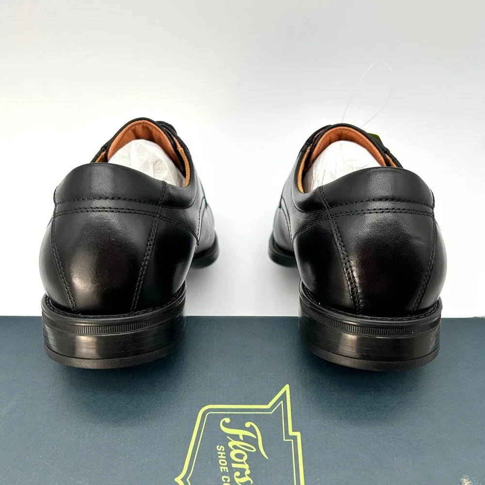 Florsheim Midtown Cap Toe Oxford Size 9 D Mens Dress Shoes Black Leather NEW NWT